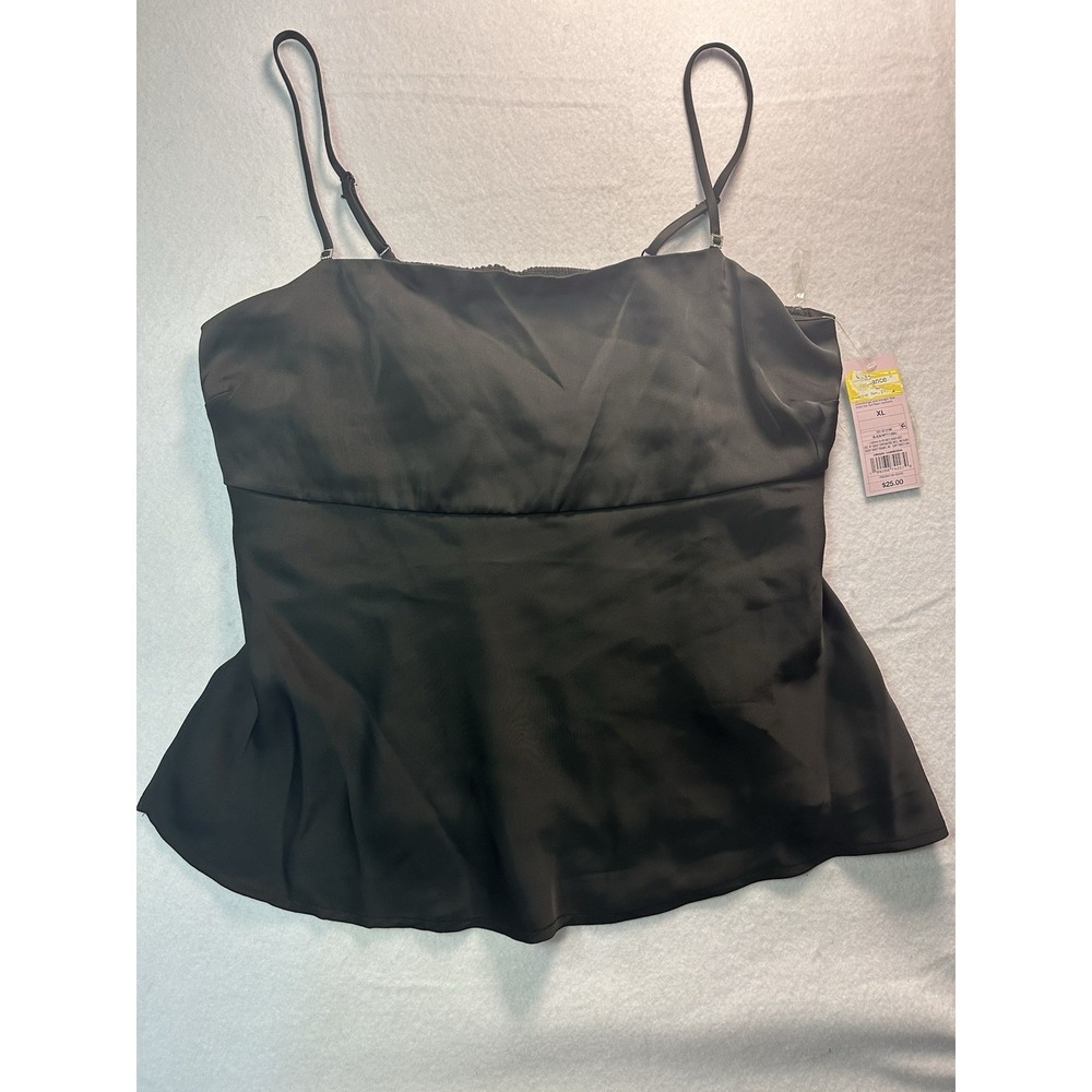 Wild Fable Women's Black Cami With Slits Size XL